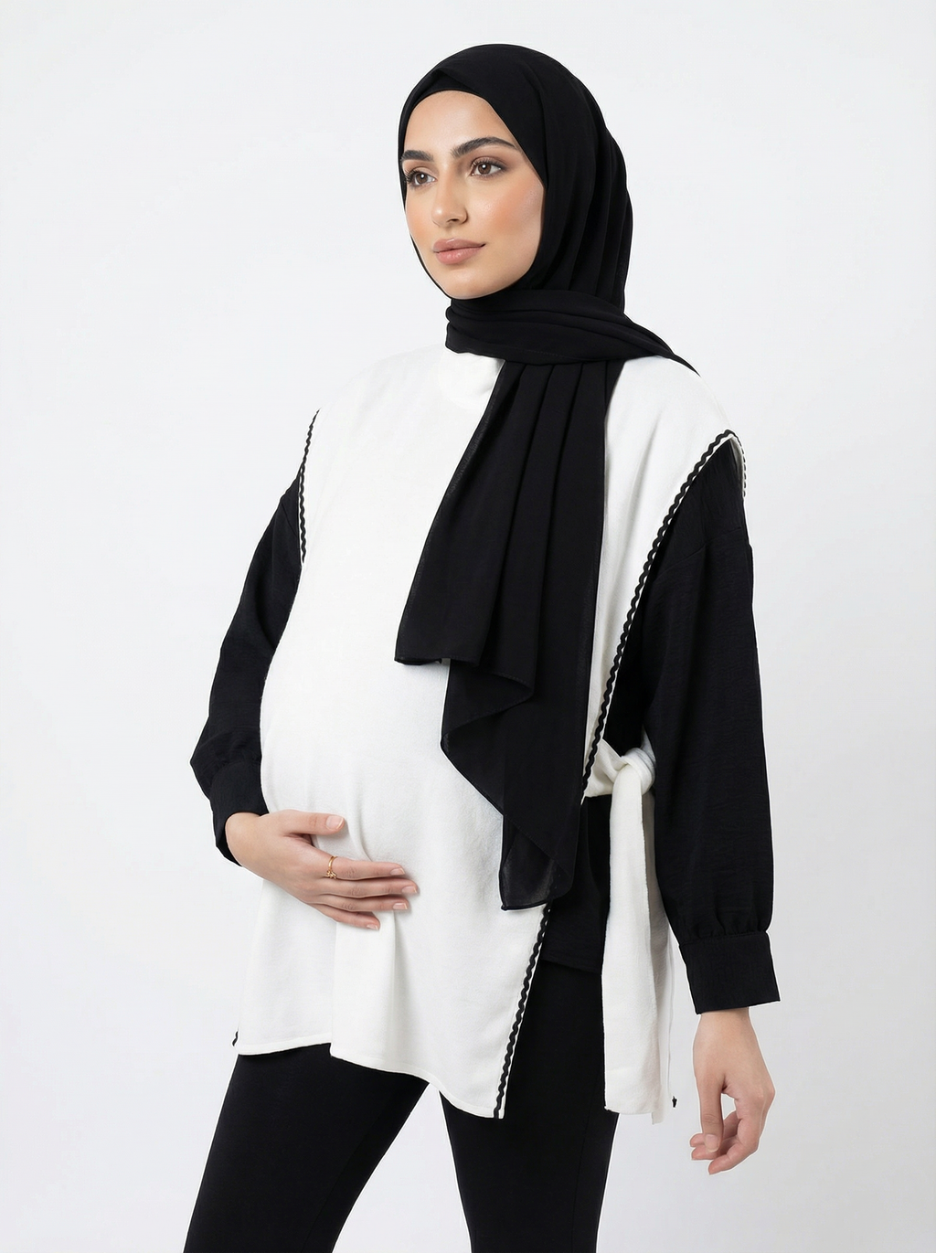 The Easy Vest in Off-White