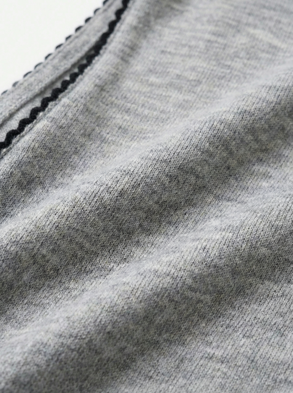 The Easy Vest in Light Grey