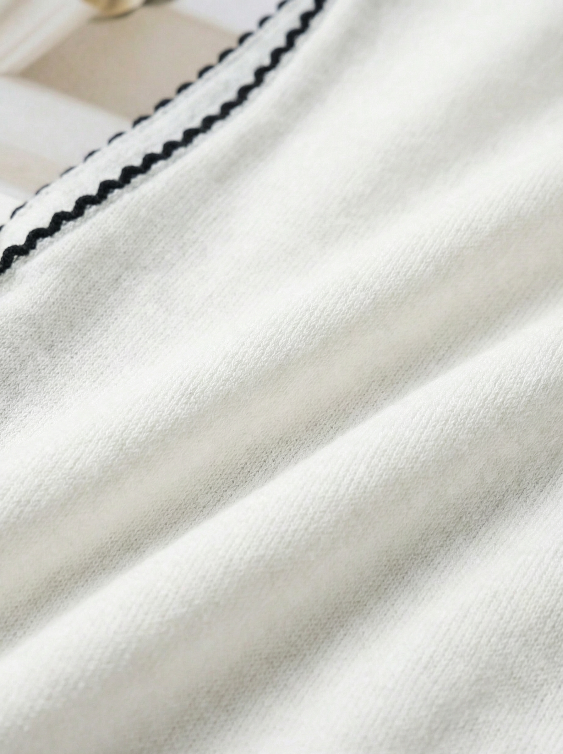 The Easy Vest in Off-White