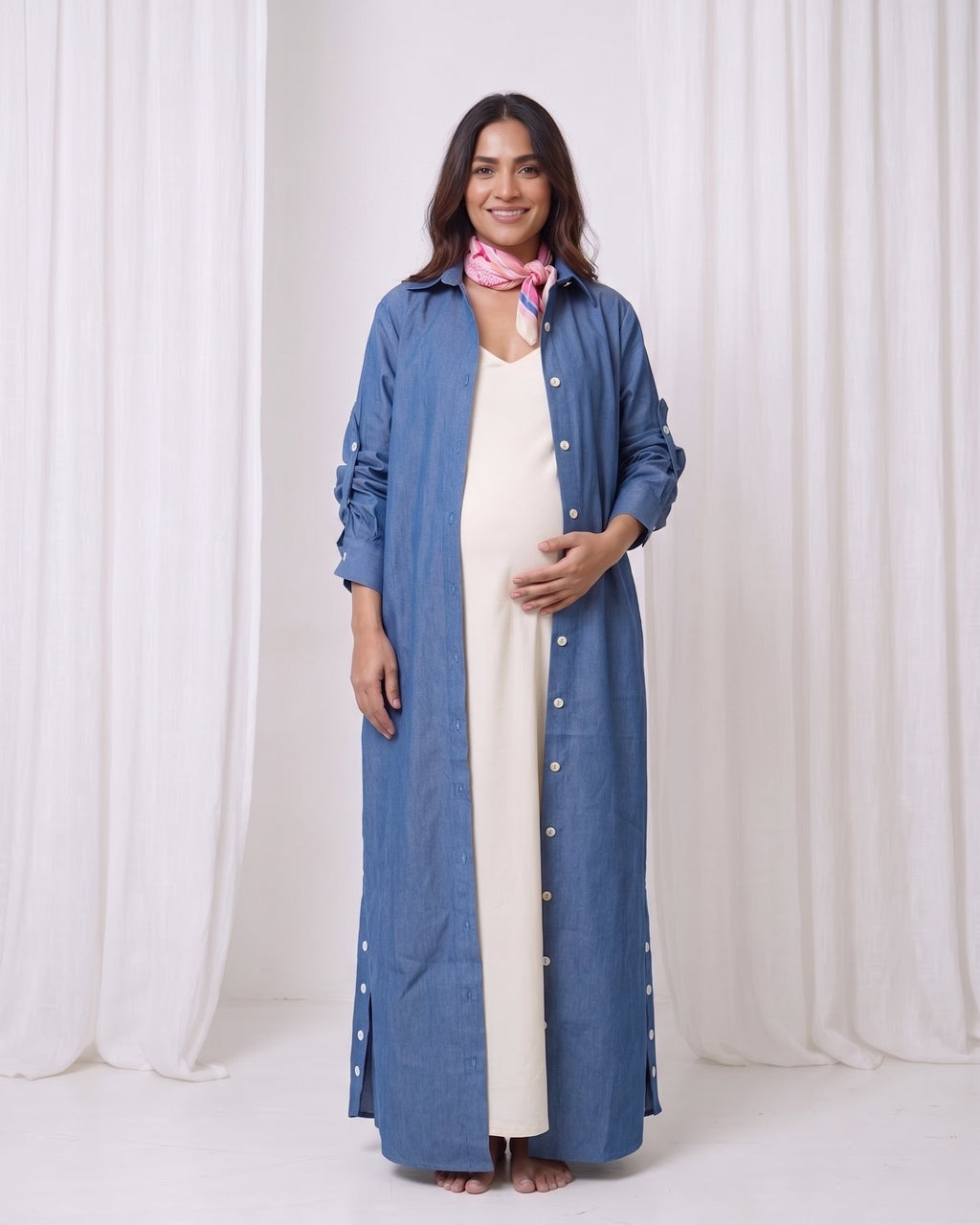 Denim Chemise Dress