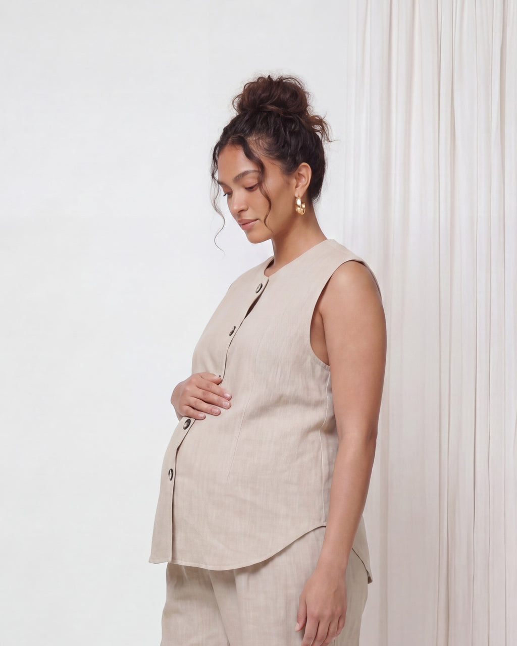 The Beige Linen Set