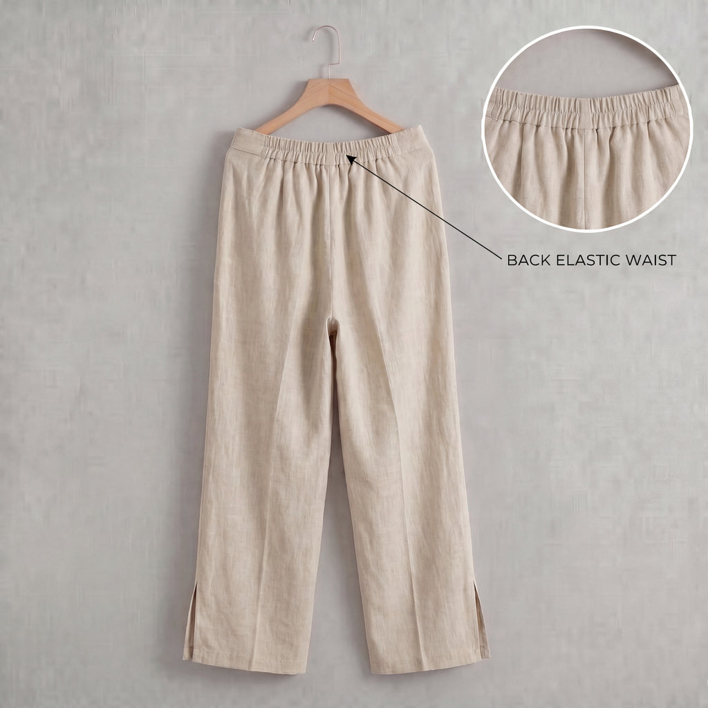 The Beige Linen Pants