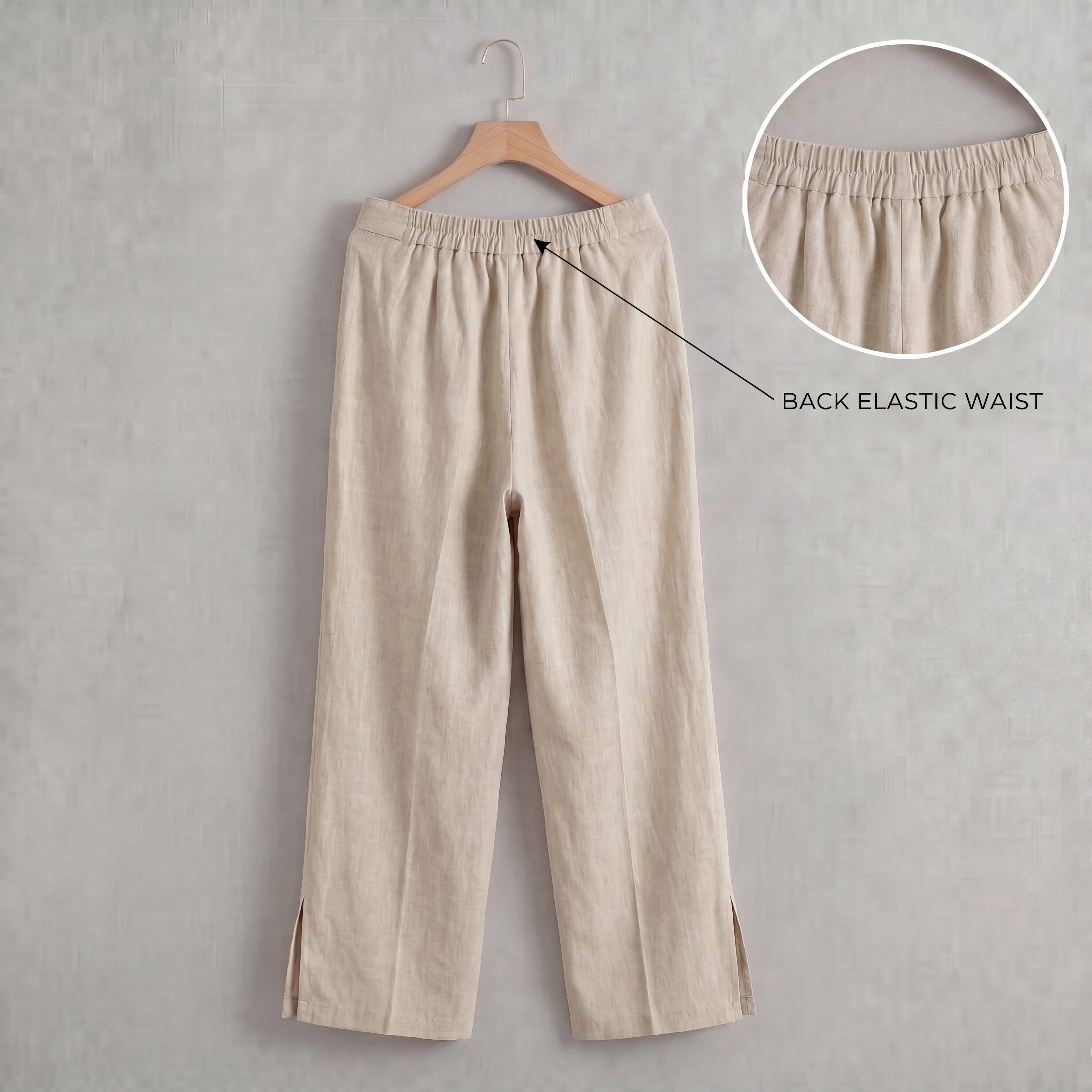 The Beige Linen Pants