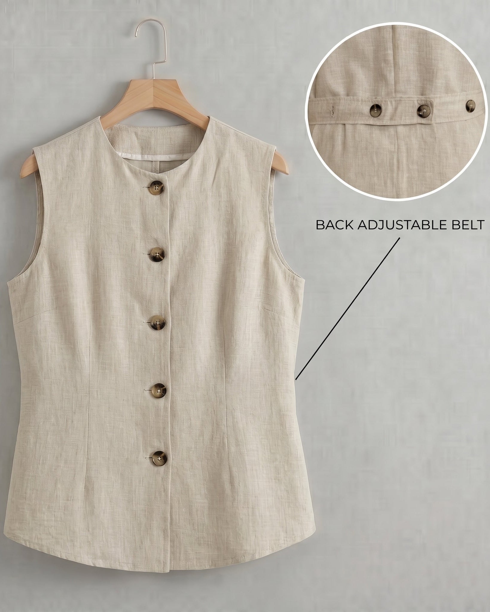 The Beige Linen Set