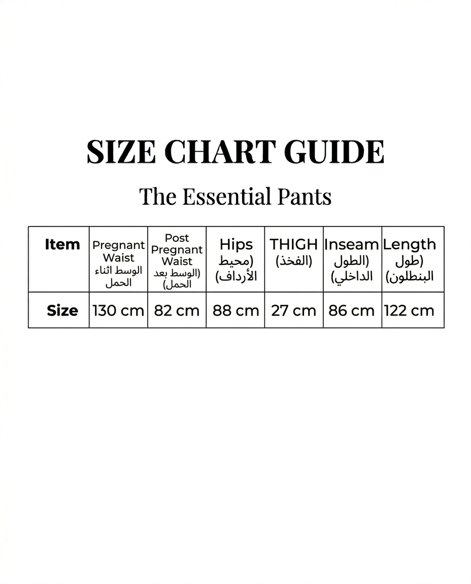 The Black Essencial Pants