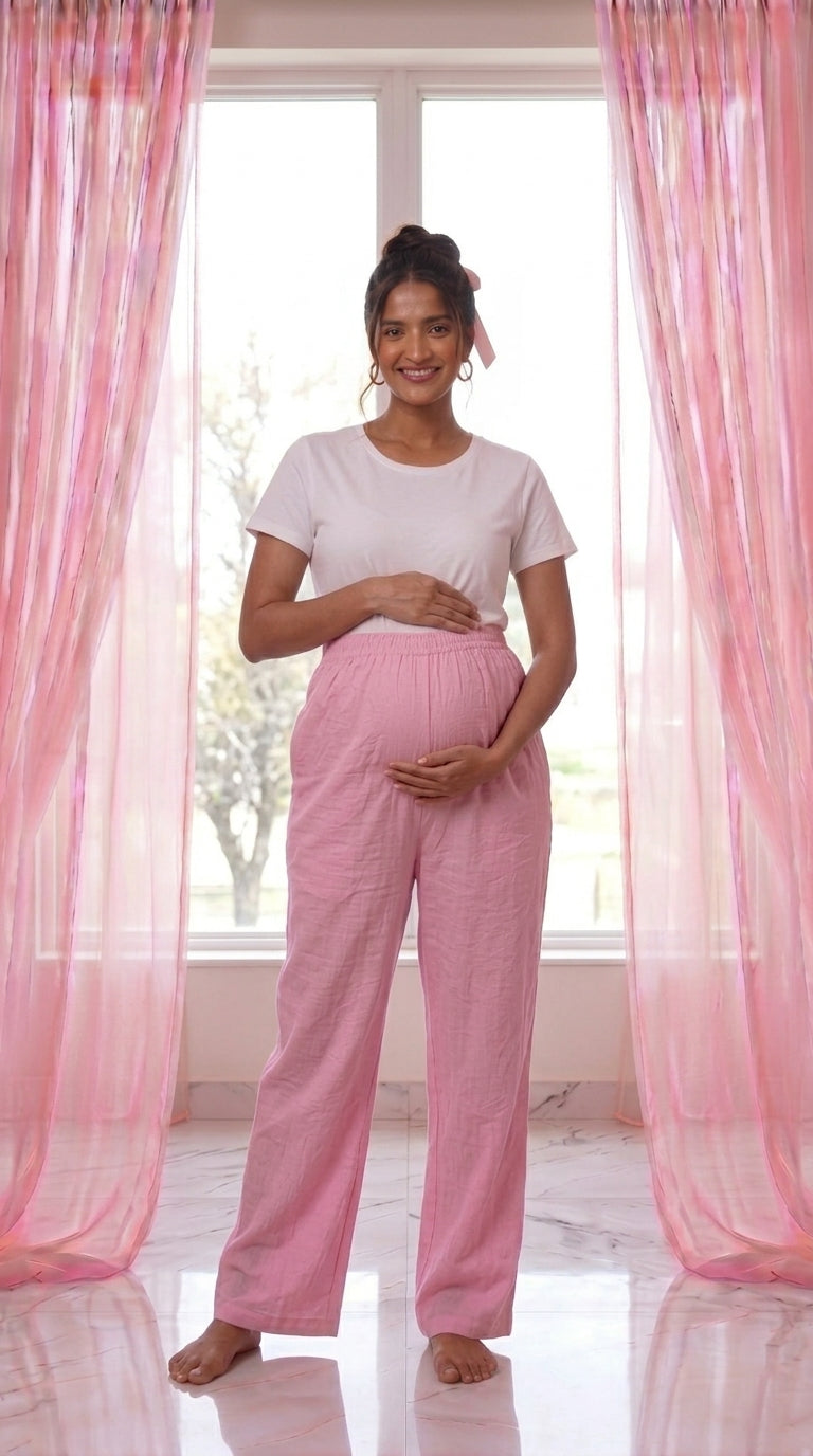 The Pink Linen Pants